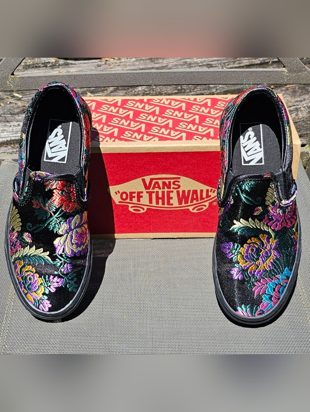 Vans Slip-on Festival Satin In Black